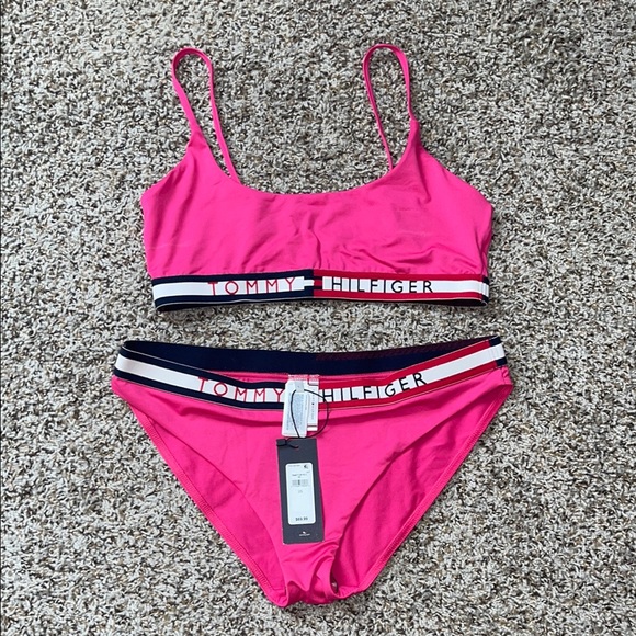 Tommy Hilfiger Other - Tommy Hilfiger Vibrant Pink Bikini Set